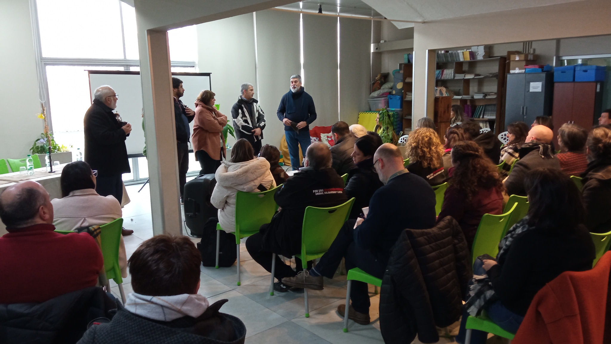 Nueva Escuela Técnica en Casavalle: autoridades recorren la obra y dialogan con la comunidad educativa.